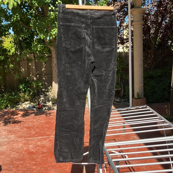 Cotton On Courdoroy High-Rise Flare Black Pants - Picture 2 of 6